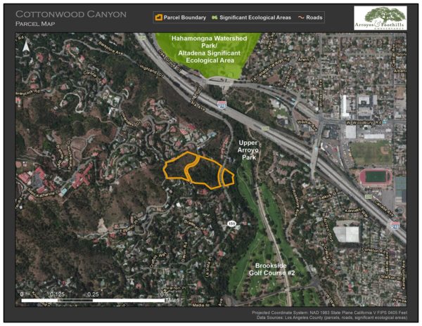 Cottonwood Canyon Map