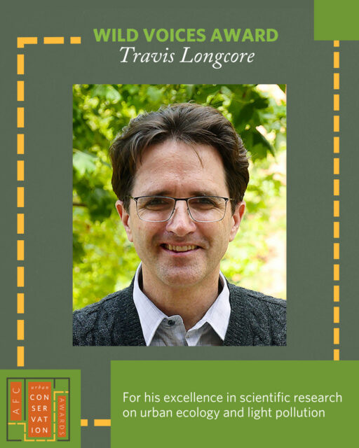 🏆 Announcing two of our 2026 Urban Conservation Awards honorees! 🏆⁠
⁠
On September 18th, we're gathering as a community to celebrate people making a difference for urban wildlife and habitats at our 2026 Urban Conservation Awards. Today, we're thrilled to introduce you to two of those incredible environmental leaders:⁠
⁠
🌆 Travis Longcore is receiving our Wild Voices Award. Travis is an adjunct member of the faculty at the UCLA Institute of the Environment and Sustainability. He's spent three decades researching the impacts of artificial light at night, restoring habitat for endangered butterflies, and helping rebuild populations of plants and animals on the brink. His work bridges rigorous science and real-world advocacy for wild places in our cities and beyond.⁠
⁠
🦋 Tina Orduno Calderon is receiving our Monarch Award. A Culture Bearer and land & water protector of Gabrielino Tongva, Chumash, Yoeme and Chicana descent, Tina is a singer / Song Keeper, poet, and storyteller. As a public speaker Tina has shared with thousands of people and works closely with many environmental organizations and schools. Tina works to give voice to the lands, waters and sacred elements and to encourage others to be good relatives. ⁠
⁠
Please join us in celebrating their important contributions to urban conservation! Buy your tickets to this event at qrcodes.pro/uca-tickets (or our link in bio!)⁠